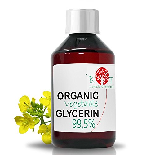 Glicerina Liquido Vegetal Pura natural Ecologica 99% PhEur Glicerol 100% Natural Grado farmaceutico y Alimentario, para Jabon, Cosmetica 330g