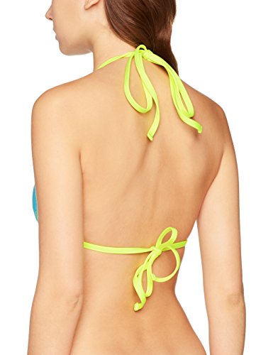 GlideSoul 105bt0120 Alto de Bikini Mujer, Mujer, 105BT0120, Turquoise Brillant/Citron, Small