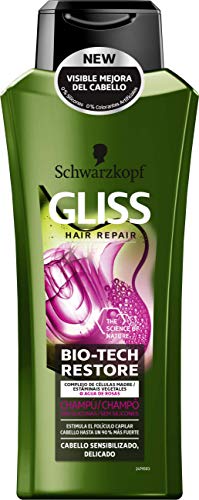 Gliss Champú Biotech, 400 ml, Pack de 1