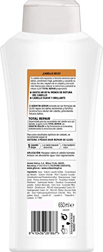 Gliss - Champú Reparación Total para Cabellos Secos - 650ml - Schwarzkopf