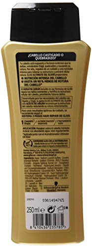 Gliss - Champú Ultimate Oil Elixir - 250ml (pack de 6) Total: 1500ml