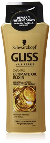 Gliss - Champú Ultimate Oil Elixir - 250ml (pack de 6) Total: 1500ml