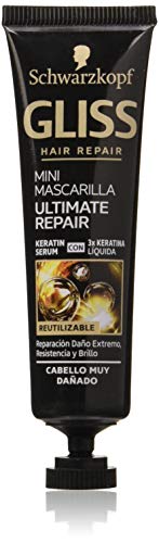 Gliss - Mascarilla Mini Ultimate Repair - 20ml - Formato Viaje - Schwarzkopf