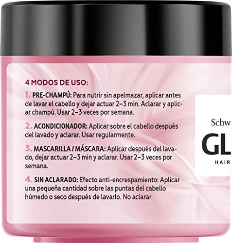 Gliss - Mascarilla Proteína 4 En 1 Aceite de Babassu 400Ml