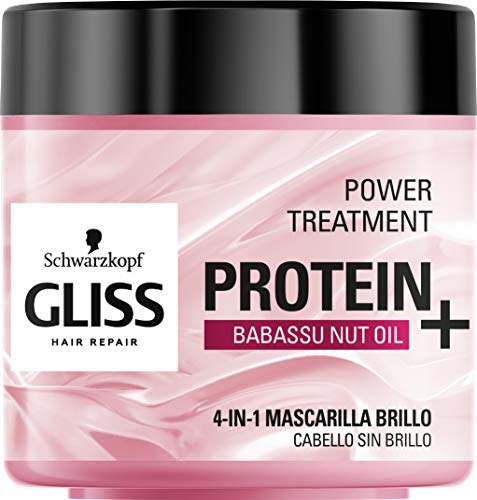 Gliss - Mascarilla Proteína 4 En 1 Aceite de Babassu 400Ml