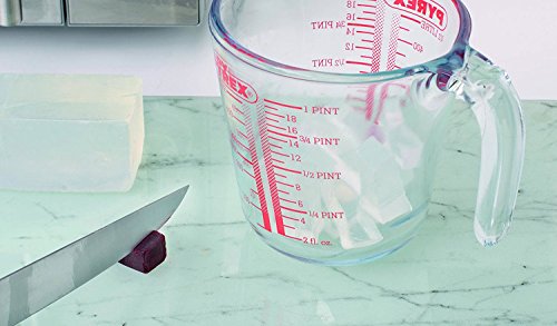 Glorex 6 1600 - Jabón de glicerina ecológico, Transparente, 500 g