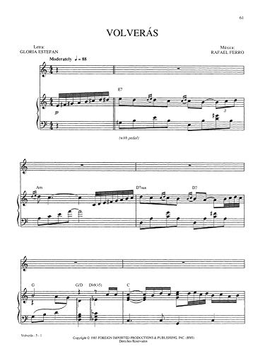 Gloria Estefan -- Mi Tierra: Piano/Vocales/Acordes (Spanish, English Language Edition)