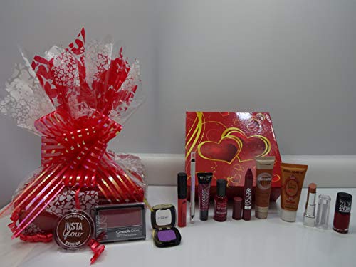 Glory Cosmetics Mix marcas lujo belleza envuelto caja de regalo para ella, 8 piezas