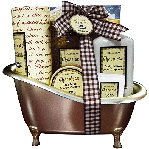 Gloss - caja de baño, caja de regalo para mujeres - Baño de baño de chocolate - 6pcs