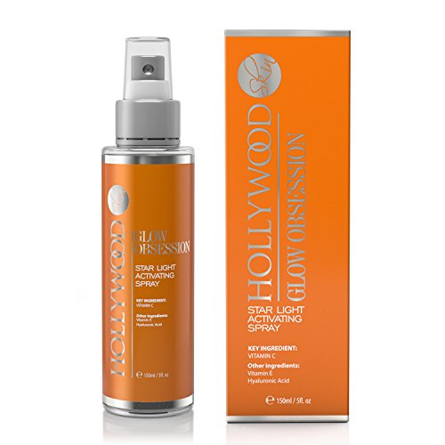 GLOW OBSESSION - Spray Facial 20% Vitamina C. Anti-edad, humectación profunda y protección contra agentes ambientales. 400% más FUERTE que la competencia. Con 10% Ácido Hialurónico