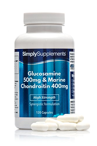 Glucosamina 500mg y Condroitina 400mg - 120 Cápsulas - SimplySupplements