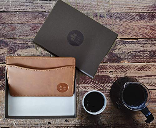 GOANSEE. Cartera Monedero Minimalista de Gran Capacidad con Seguridad RFID para Hombre y Mujer.