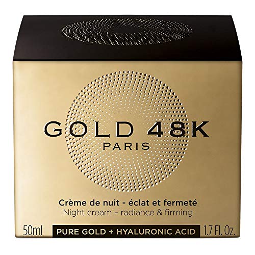 GOLD 48K - Crema de noche - iluminación y firmeza - Oro Puro + Ácido Hialurónico