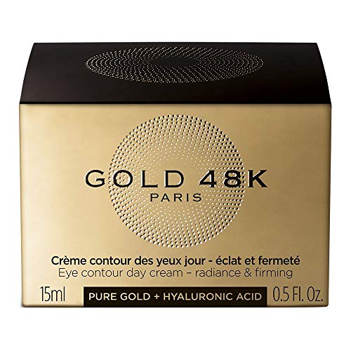 GOLD 48K - Crema para el contorno de los ojos de día - iluminación y firmeza - Oro Puro + Ácido Hialurónico