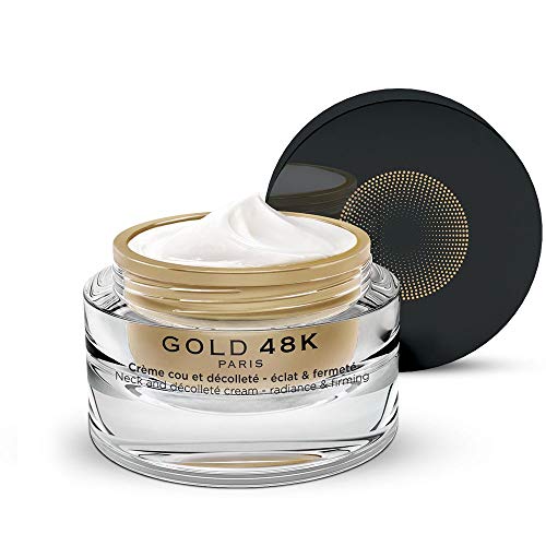 GOLD 48K - Crema para el cuello y el escote - iluminación y firmeza - Oro Puro + Ácido Hialurónico