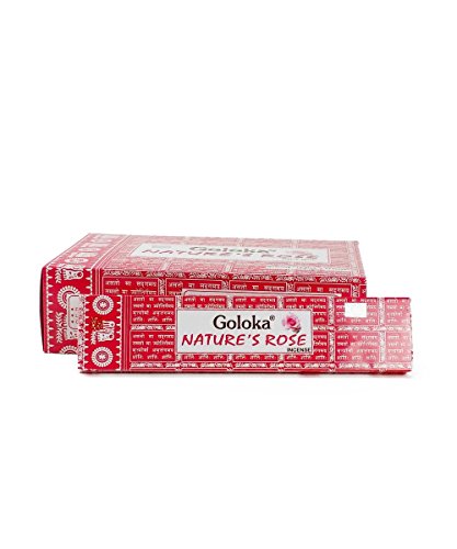 GOLOKA Natures Rose Incense Box of 12 Packs
