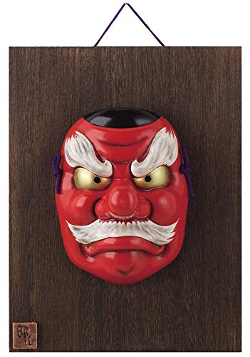 Good LuckCHARM Colgante de pared de máscara tradicional japonesa de la suerte Tengu (duende de nariz larga) S02-5