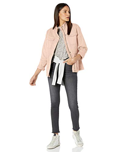 Goodthreads Cargo Jacket Cotton-Lightweight-Jackets, Rosado(Vintage Pink), US S (EU S - M)