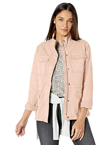 Goodthreads Cargo Jacket Cotton-Lightweight-Jackets, Rosado(Vintage Pink), US S (EU S - M)