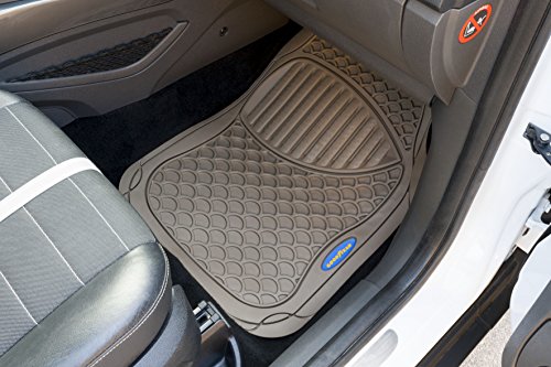Goodyear GOD9022 Alfombra de Goma, 4 Piezas, Beige