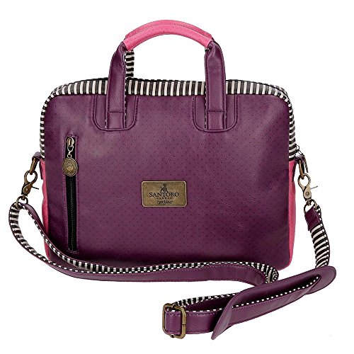 Gorjuss Sugar and Spice Mochila Escolar, 33 cm, 4.54 litros, Morado