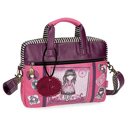 Gorjuss Sugar and Spice Mochila Escolar, 33 cm, 4.54 litros, Morado