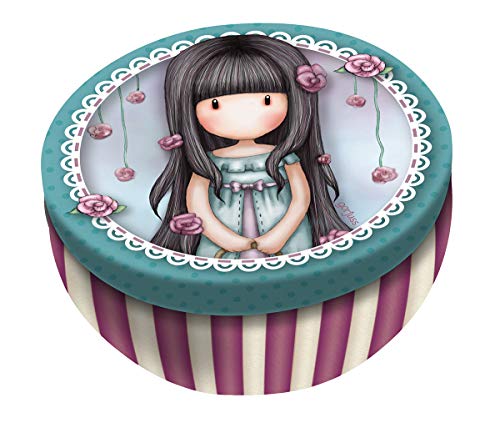 GORJUSS Vela Aromática Perfumada Peonia y Rosa Rosebud de Doble Mecha en Caja de Metal