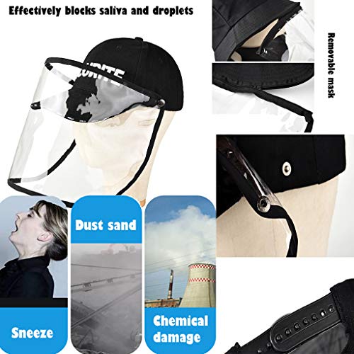 Gorra anti-virus, gorra de saliva antivaho, gorra de protección para los ojos, sombrero de pescador de moda para hombres y mujeres,médica,N95(Series 1) (A)