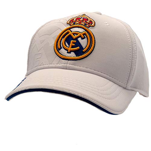 GORRA REAL MADRID PRODUCTO OFICIAL- BLANCA 2017-2018 ADULTOS