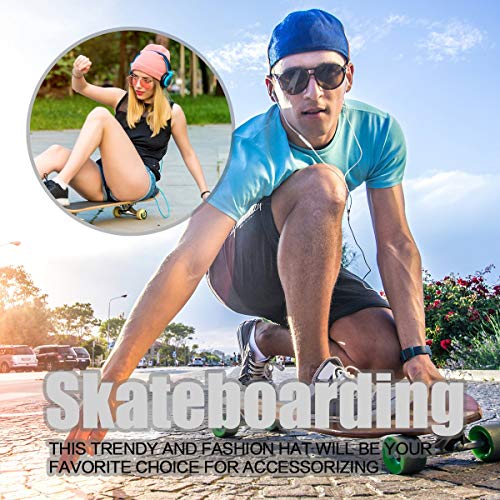 Gorro de Punto de Plantas de Semillas de hinojo Unisex, Gorro de Calavera de Hip-Hop, Gorro Holgado, Gorra de Reloj, Sombreros Holgados