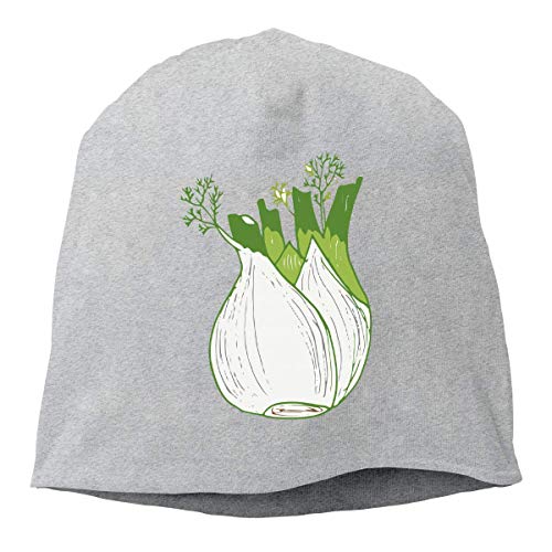 Gorro de Punto de Plantas de Semillas de hinojo Unisex, Gorro de Calavera de Hip-Hop, Gorro Holgado, Gorra de Reloj, Sombreros Holgados