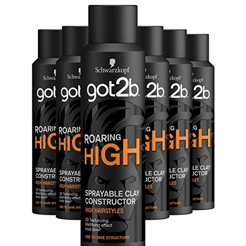 Got2b - Arcilla En Spray - Para Un Moldeado Mate 121 g - Pack de 6