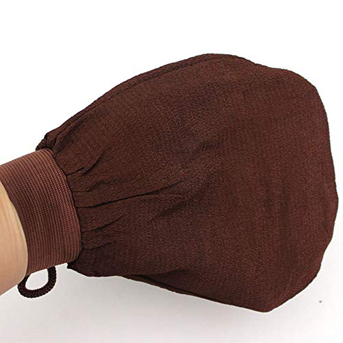 GOTONE 4 Pares Manoplas y guantes exfoliantes de Baño Ducha de Exfoliación Guantes Elimina las Células Muertas