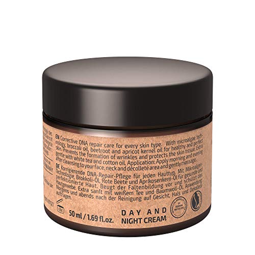 Gotthilf 1927 Face Cream | Cosmética 100% Natural | Crema Facial de Día y Noche | Fuente Natural de Ácido Hialurónico | Aceite de Semilla de Brócoli | Hidratación | Vegano | 50 ml|Hecho en Alemania