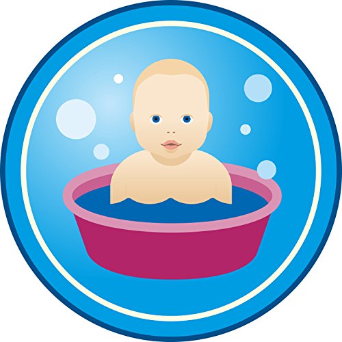 Gotz 1753033 Aquini Chica Daisy Do - Muñeca de baño de 33 cm sin Pelo con Ojos Pintados de Azul - Juego de 7 Piezas con Chupete - Muñeca bebé a Partir de 18 Meses