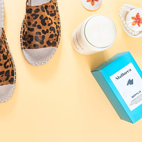 GOVALIS Vela Mallorca | Perfumadas y Aromáticas | Cera de Soja & Coco 100% Natural – Velas Recuerdos Relajación Decorativas Yoga Grandes Blancas Cumpleaños Regalos Originales – 70-90 h – 390 g