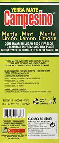 Goya Yerba Mate Campesino Menta Limón - 500 gr