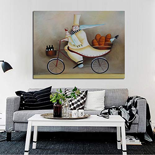 Gran obra de arte barata lienzo de pared pintado a mano pintura al óleo imagen de arte café hotel decoración del hogar etiqueta de la pared familia pintura decorativa sin marco A45 30x40cm