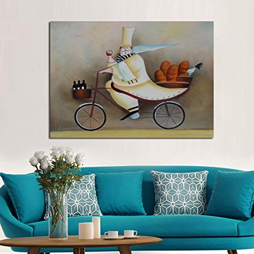 Gran obra de arte barata lienzo de pared pintado a mano pintura al óleo imagen de arte café hotel decoración del hogar etiqueta de la pared familia pintura decorativa sin marco A45 30x40cm