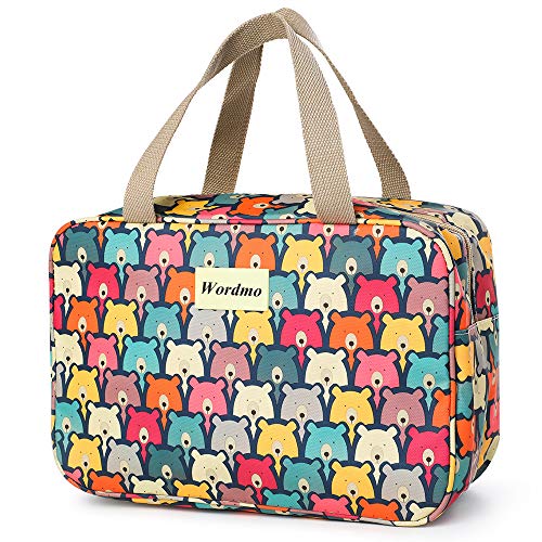 Gran Viaje Bolsa de cosméticos portátil a Prueba de Agua Bolsa de Aseo compone Bolsos de Lavado de Maquillaje de Almacenamiento de artículos de tocador de baño del Organizador para Las Mujeres