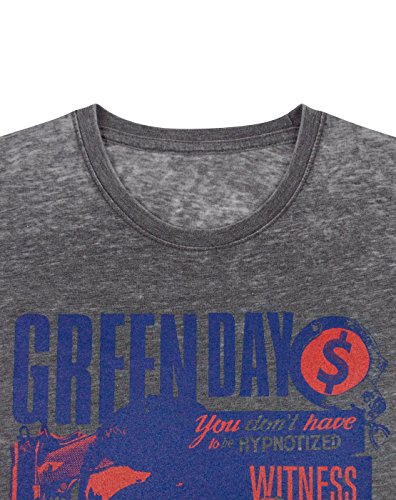 Green Day Revolution Radio Burn out Men's T-Shirt (M)