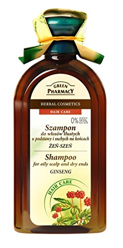 GREEN PHARMACY CHAMPU FOR OILY SCALP AND DRY END GINSENG 350ML