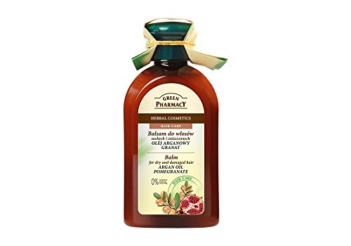 Green Pharmacy Cosmetics Balm For Dry Hair With Argan Oil And Pomegranate 300Ml by Green Pharmacy Cosmetics
