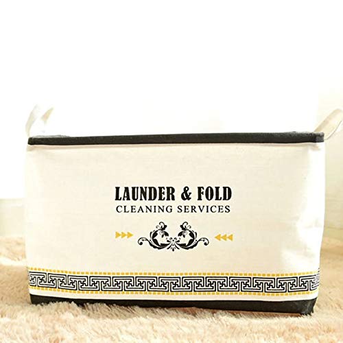 greenwoodhomer - Cesta de almacenamiento para suelos con logotipo de lavado diario