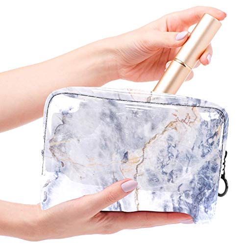 Gris claro mármol piedra textura viaje neceser para hombres y mujeres multifuncional impermeable baño ducha organizador