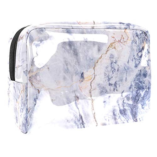 Gris claro mármol piedra textura viaje neceser para hombres y mujeres multifuncional impermeable baño ducha organizador