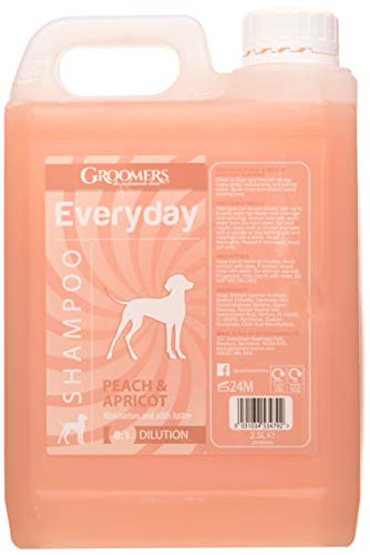 Groomers Peach y Albaricoque Perro champú, 2,5 L