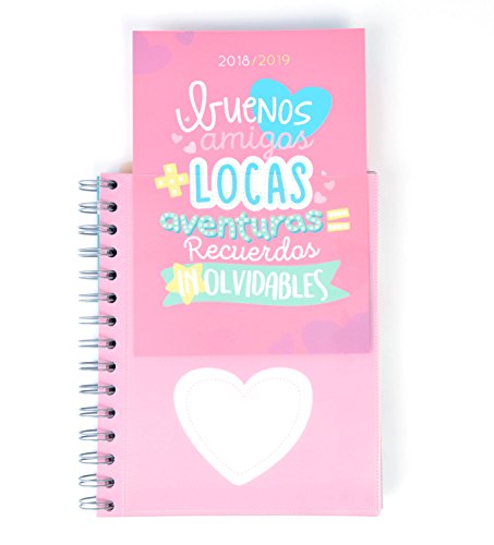 Grupo Erik Editores - Agenda escolar  CAROUGE 2018/2019 Semana vista, 15,5 x 19 cm