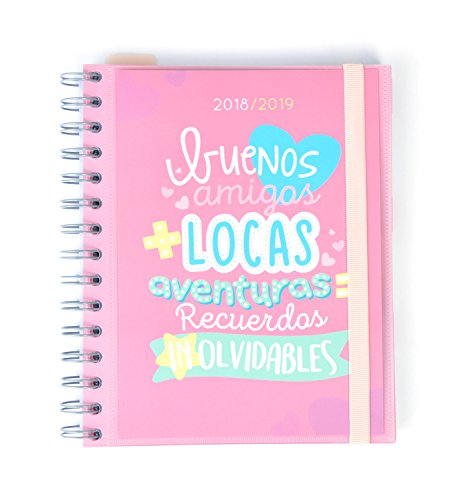 Grupo Erik Editores - Agenda escolar  CAROUGE 2018/2019 Semana vista, 15,5 x 19 cm