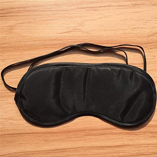 Gually - 10 máscaras de Ojos para Dormir, de Seda, con Correa Ajustable